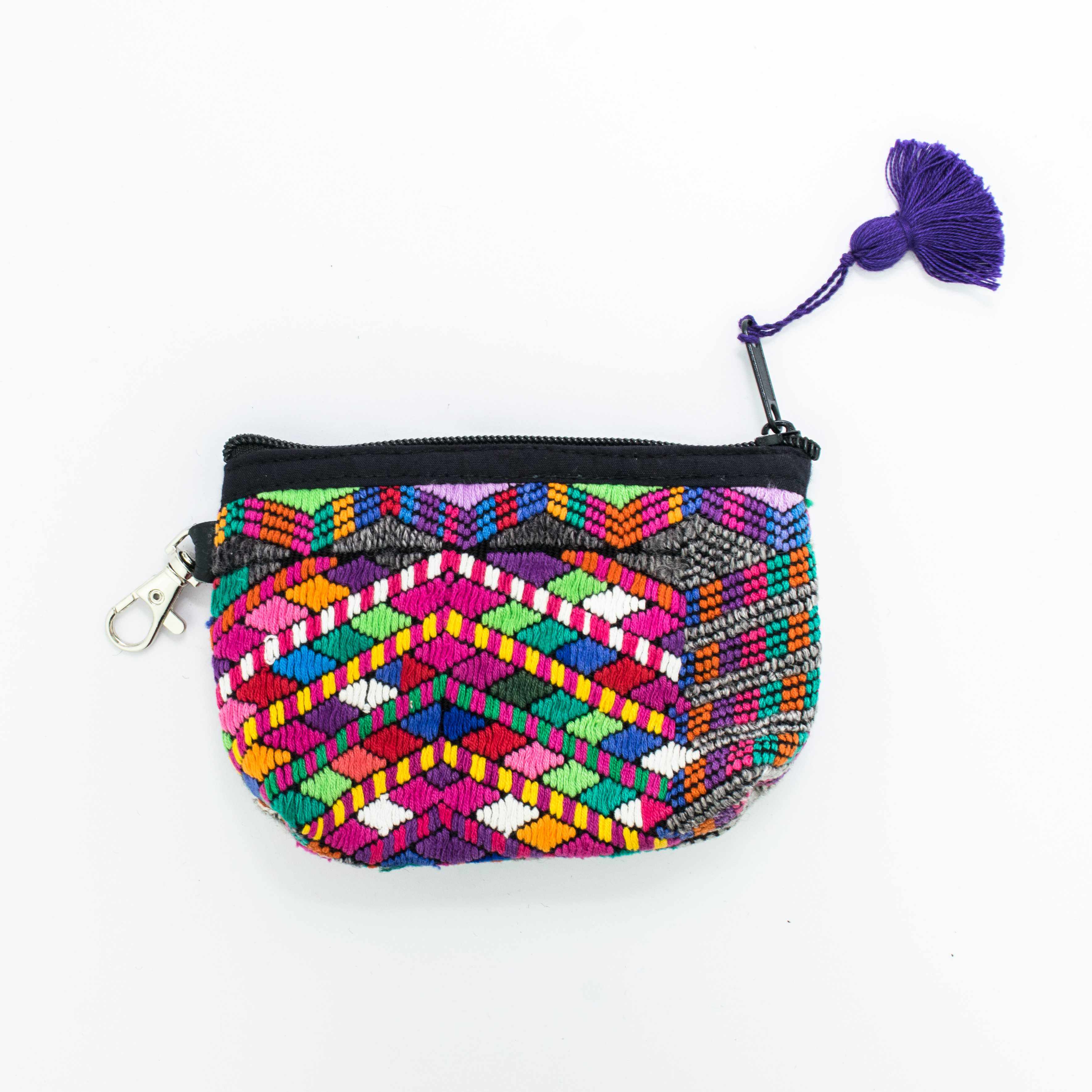 Monedero de Huipil Reciclado Leti - Guatemala