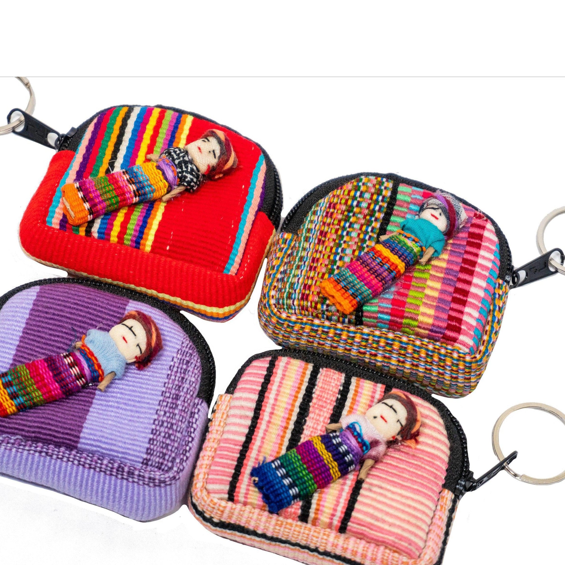 Llavero de bolsa pequeña de muñeca quitapenas | Monedero | Bolsa para AirPods - Guatemala