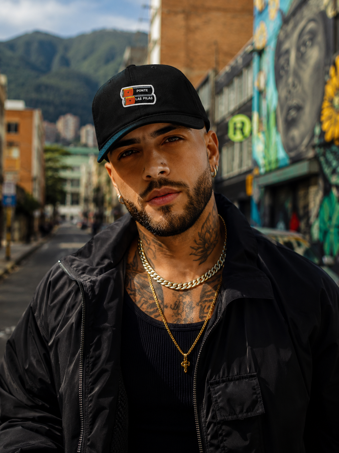 Ponte Las Pilas Dad Hat | Funny Latino Graphic Baseball Cap Latino Slang | Adjustable Strap