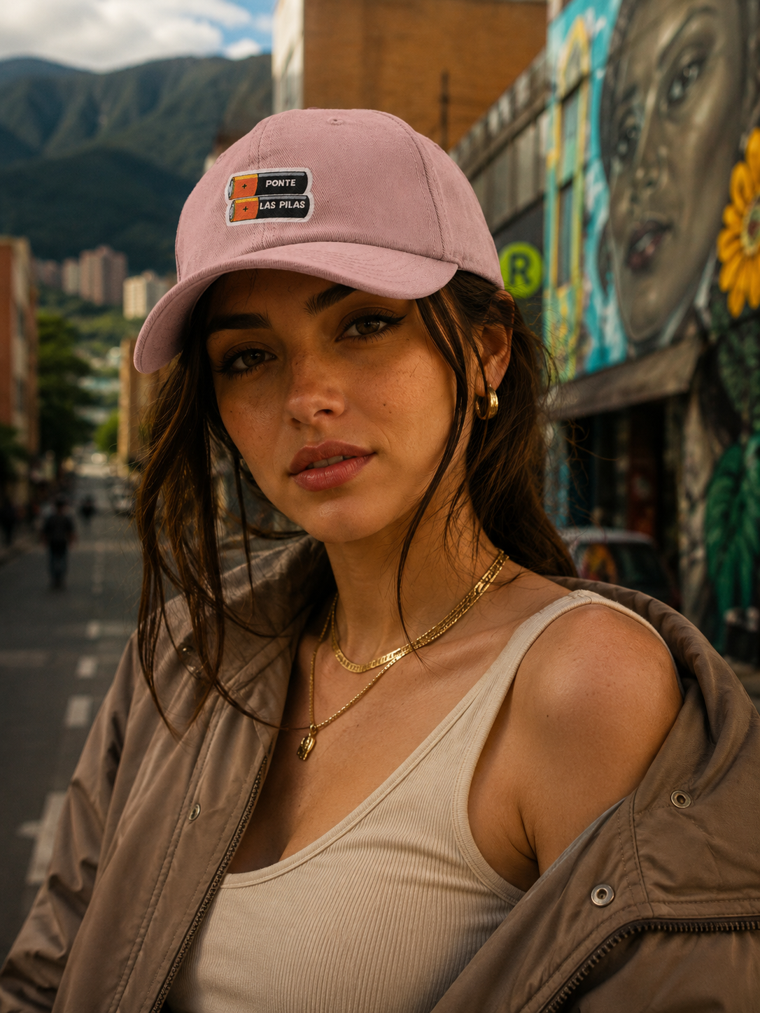 Ponte Las Pilas Dad Hat | Funny Latino Graphic Baseball Cap Latino Slang | Adjustable Strap