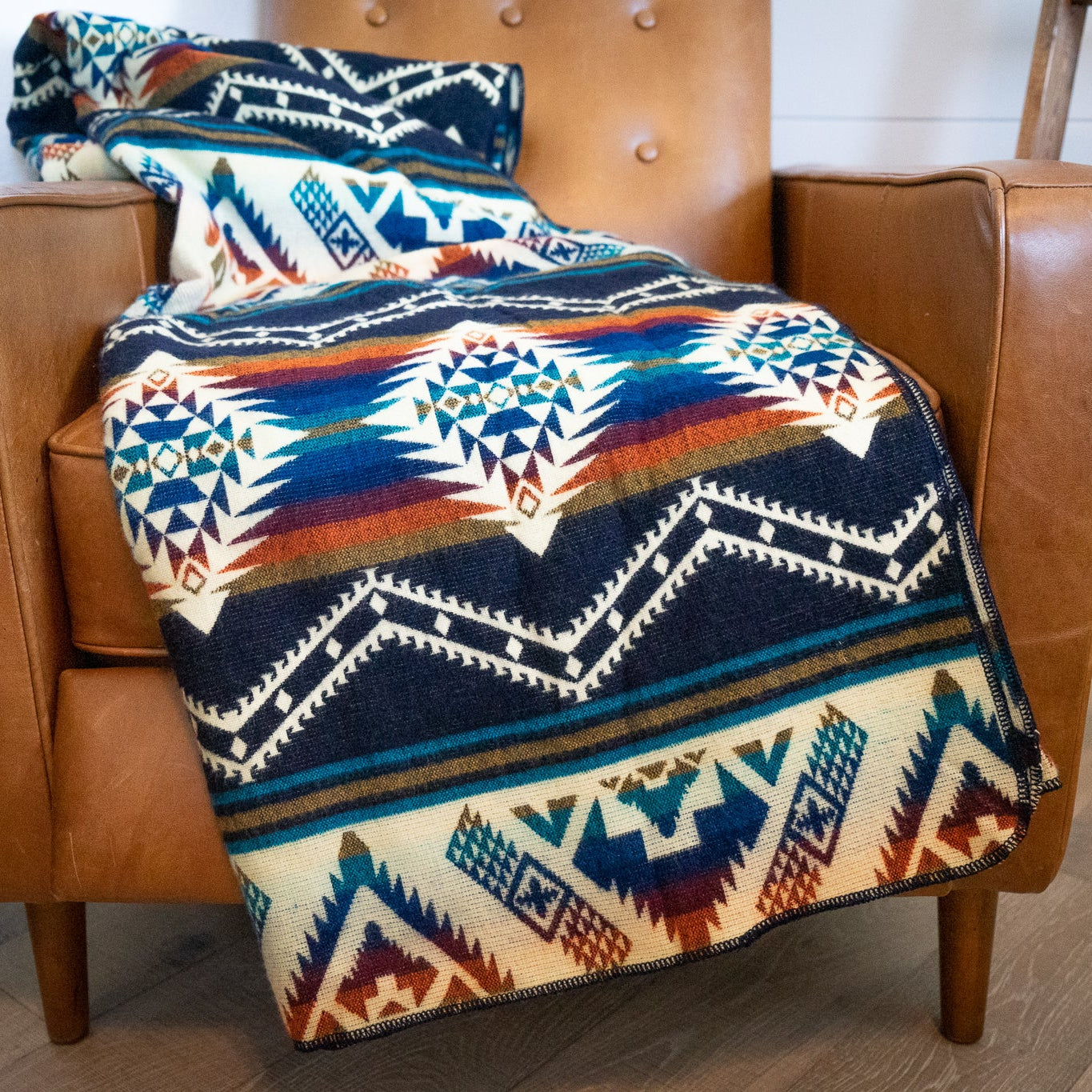 Andean Alpaca Wool Blanket - Rio