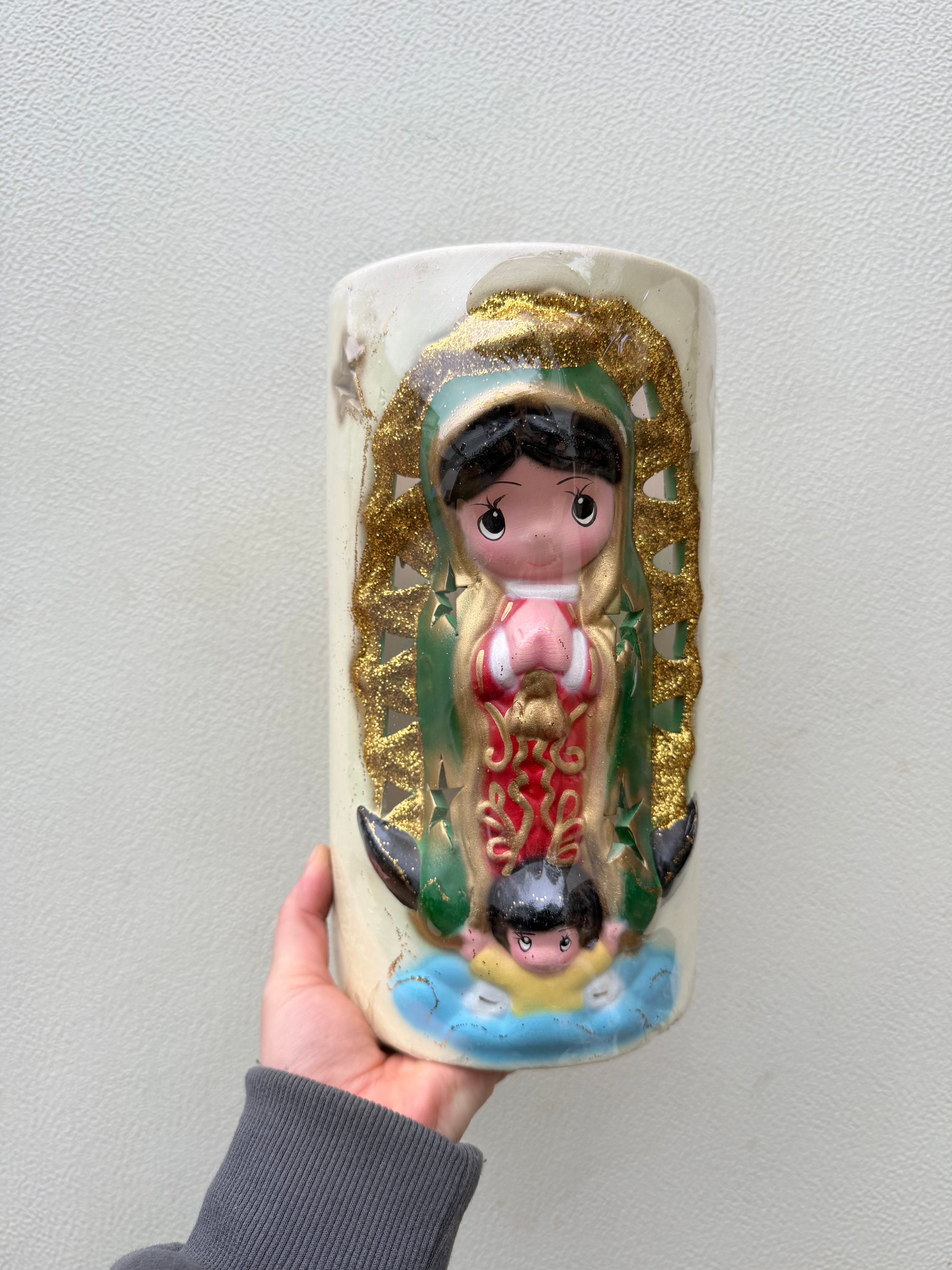 Lámpara de noche grande de la Virgencita