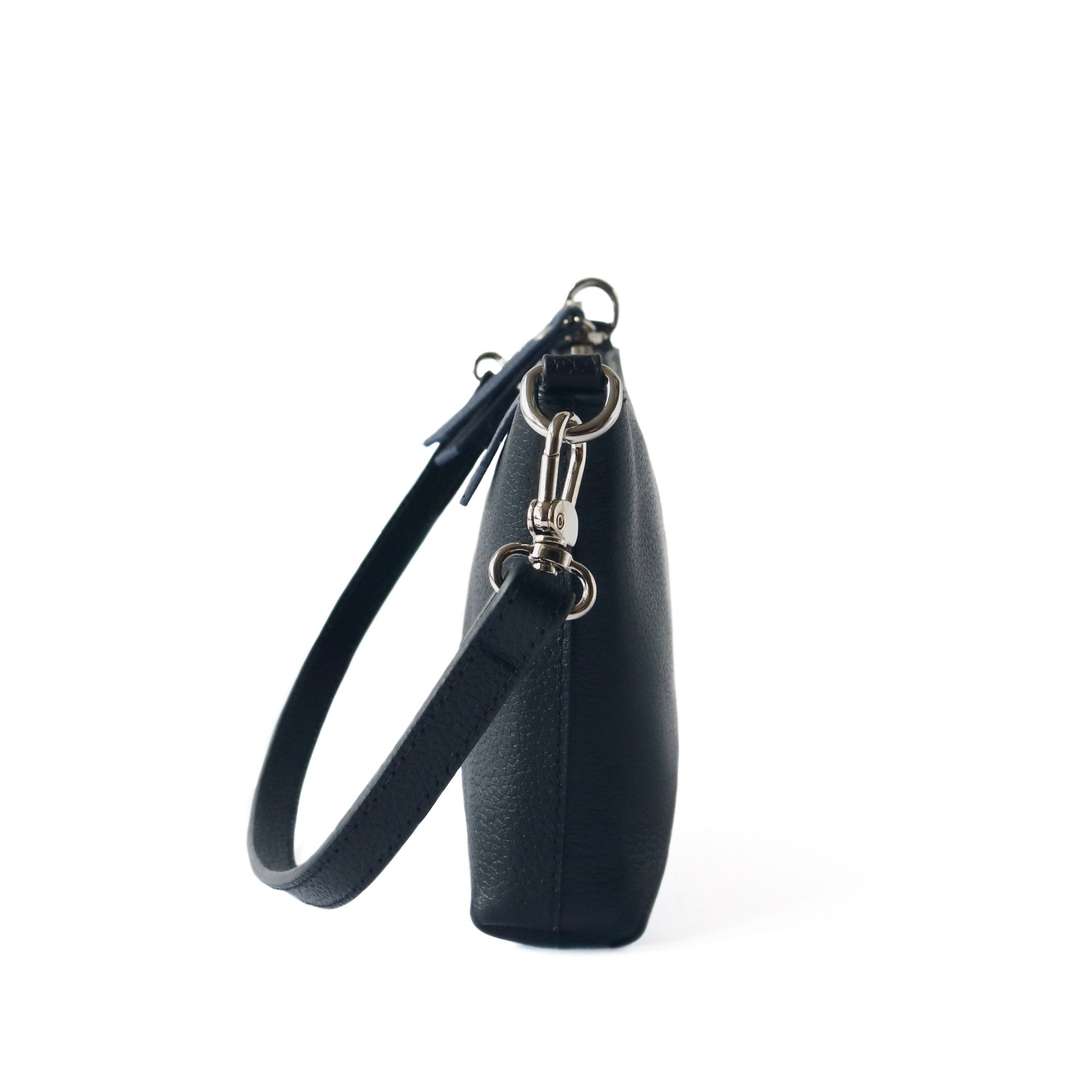 Bolso Elia de piel convertible – Clutch, bandolera y cruzado
