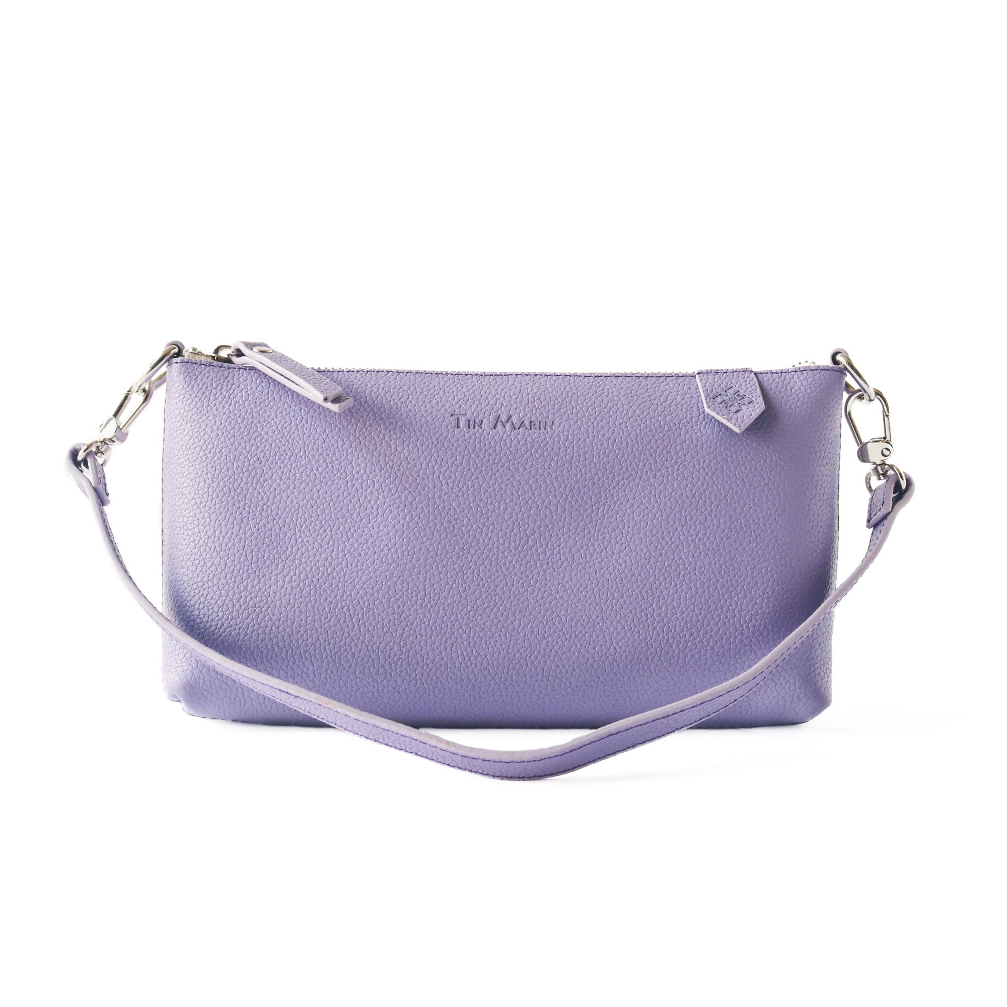 Bolso Elia de piel convertible – Clutch, bandolera y cruzado