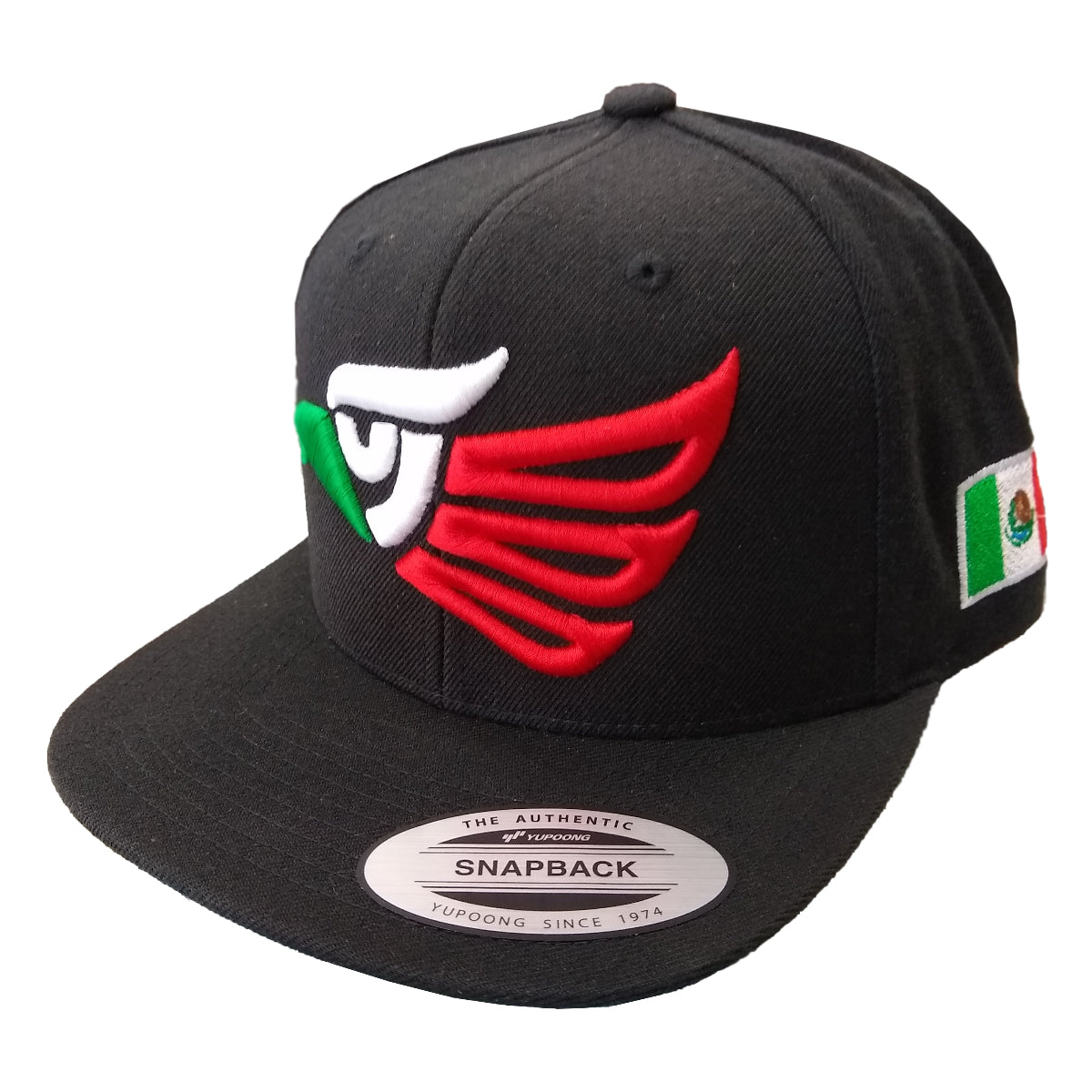 Gorra SnapBack México LOGO DELGADO Bandera y Águila Bordadas