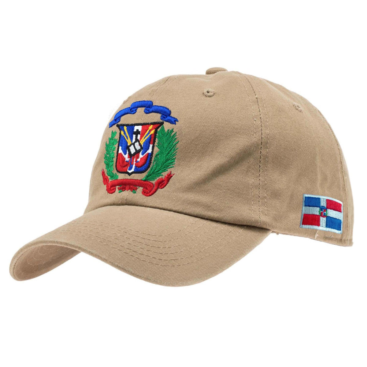 Escudo República Dominicana - Gorra khaki/a todo color de papá