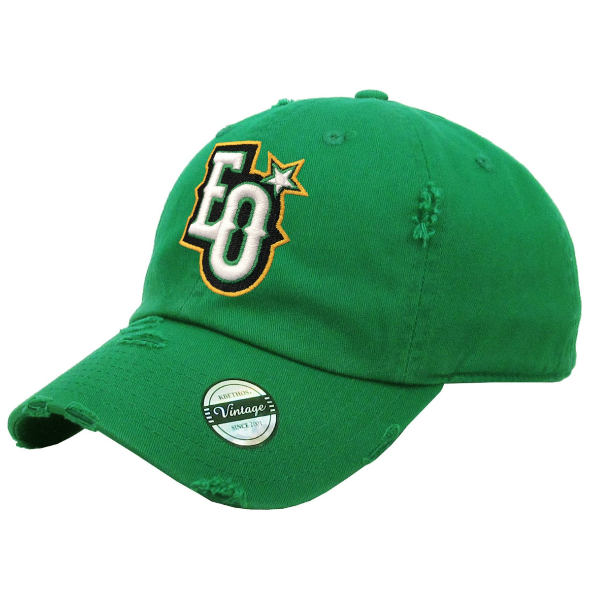 Gorra Estrellas Orientales Campeones EO Bordada Verde Kelly Vintage