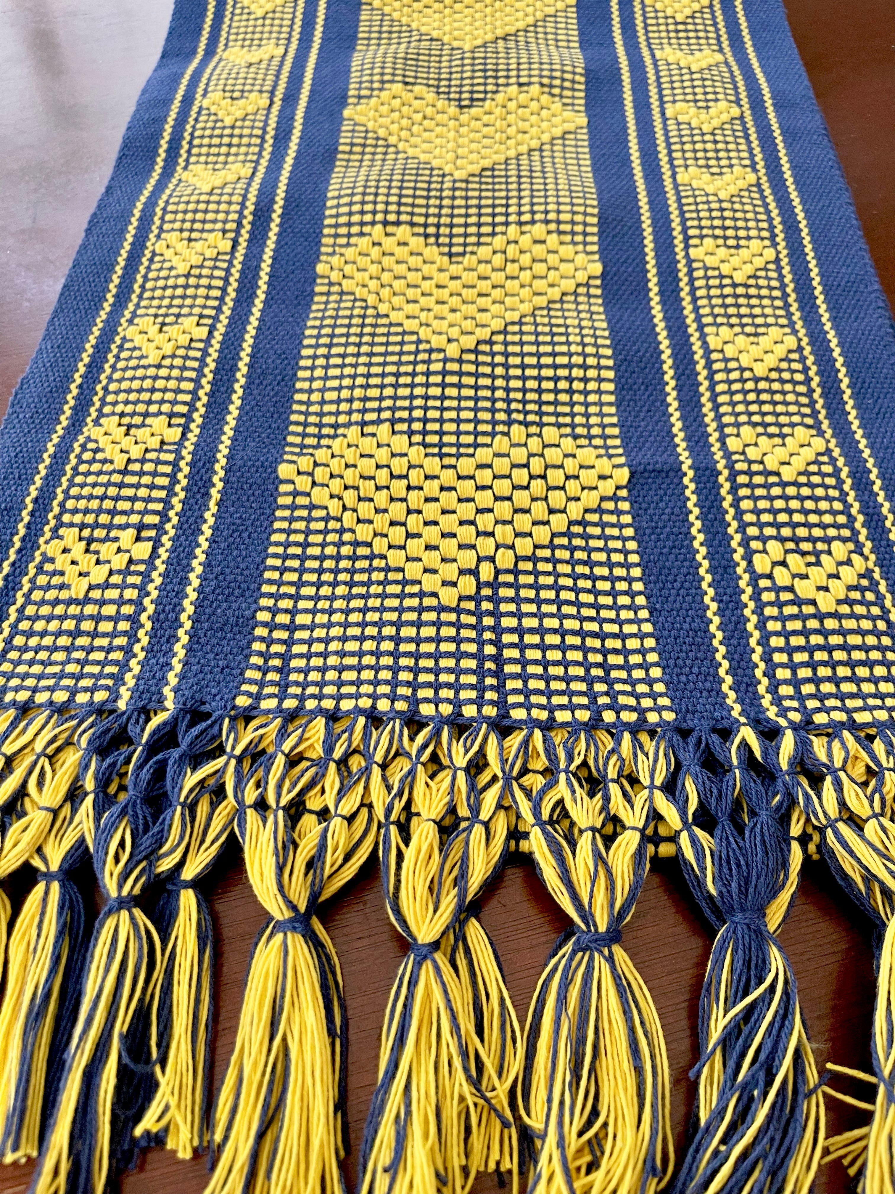 Table runner “Cobalto”