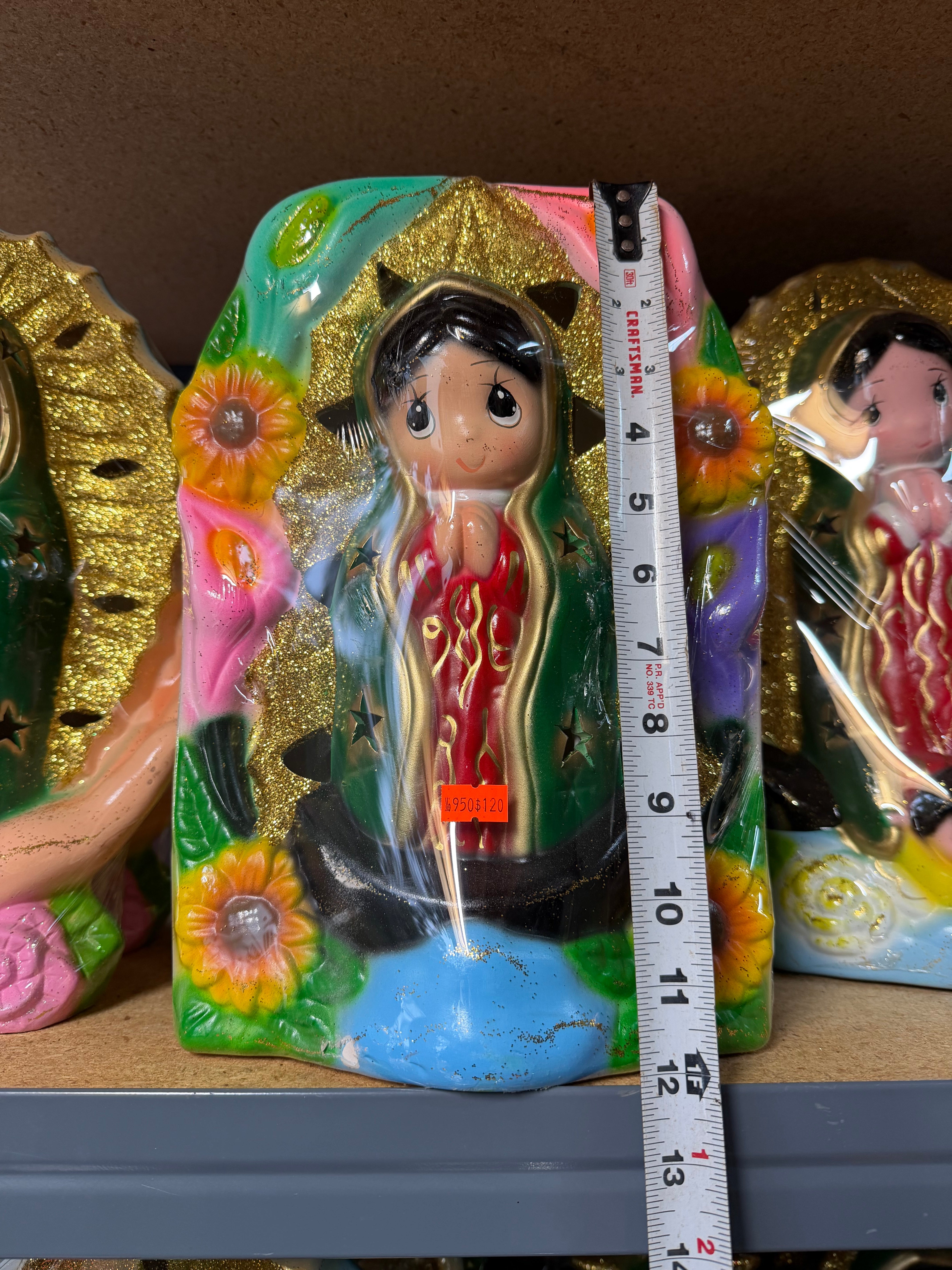 Lámpara de noche grande de la Virgencita