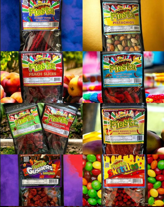 8 Bag Fiesta Chamoy Gummy Variety Bundle