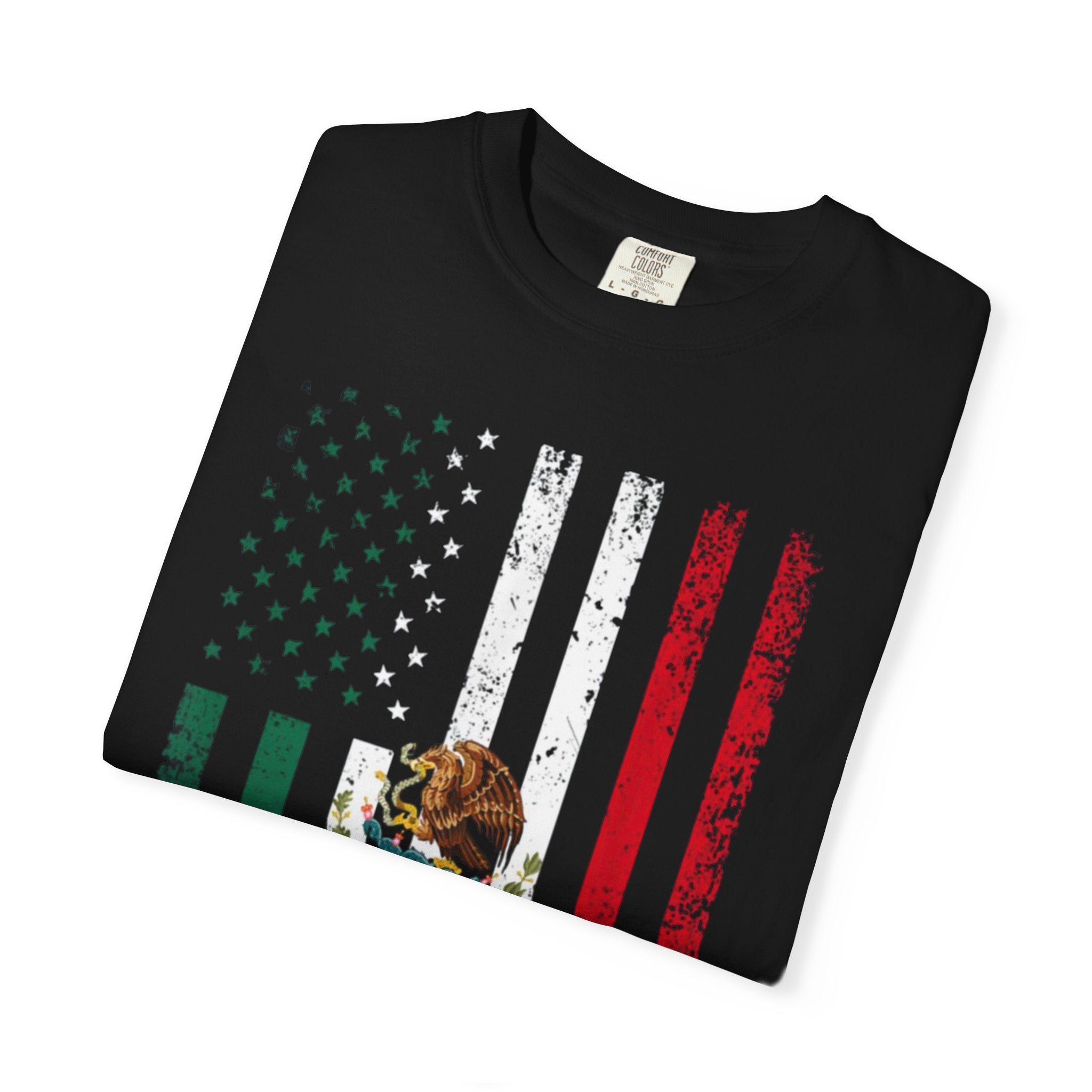 USA + MEXICAN FLAG PRIDE T-Shirt | Independence Day Latino Vibes (Mexico) - July 4th | 2 Colors