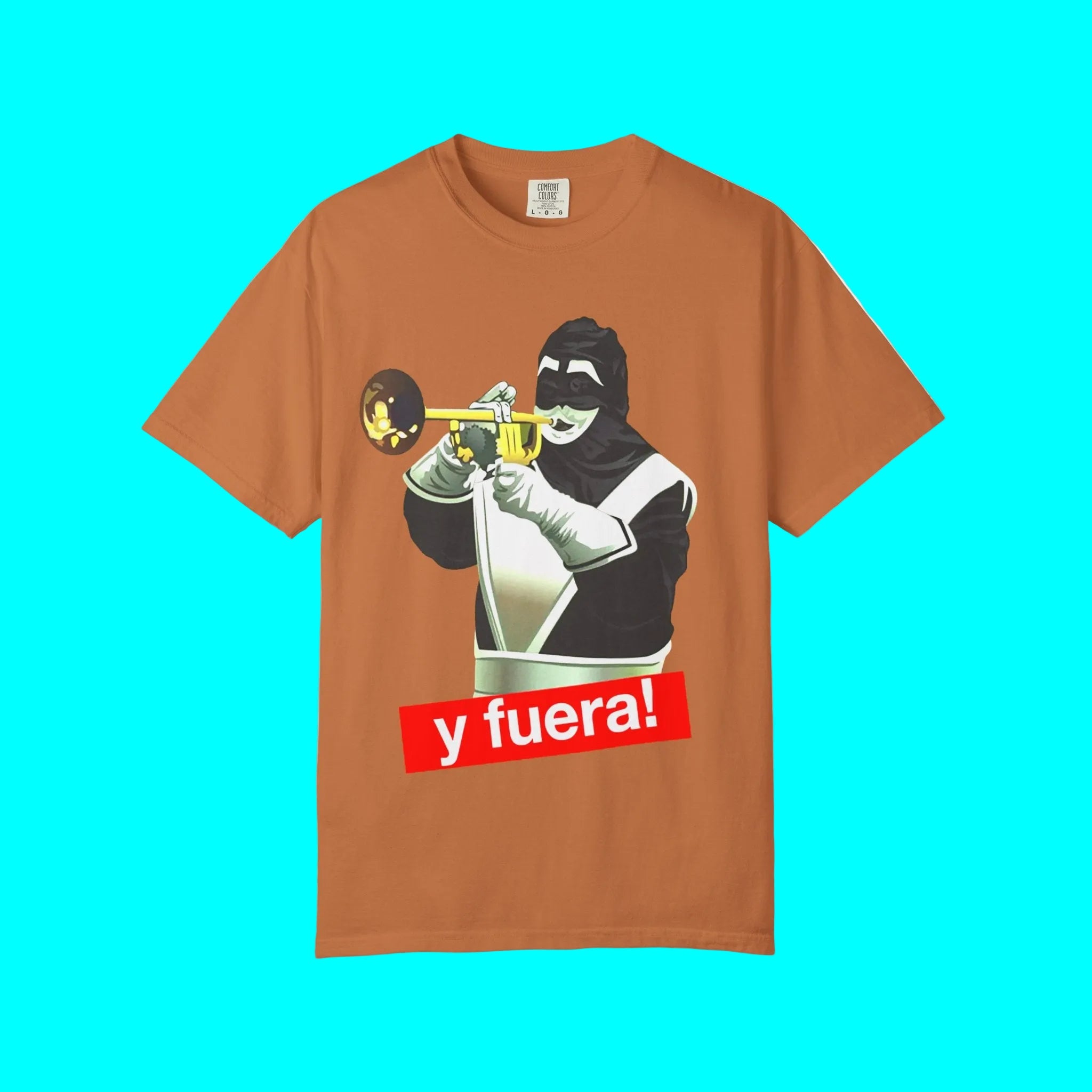 Camiseta "¡Y FUERA!" El Chacal De La Trompeta | Don Francisco | 5 Colores