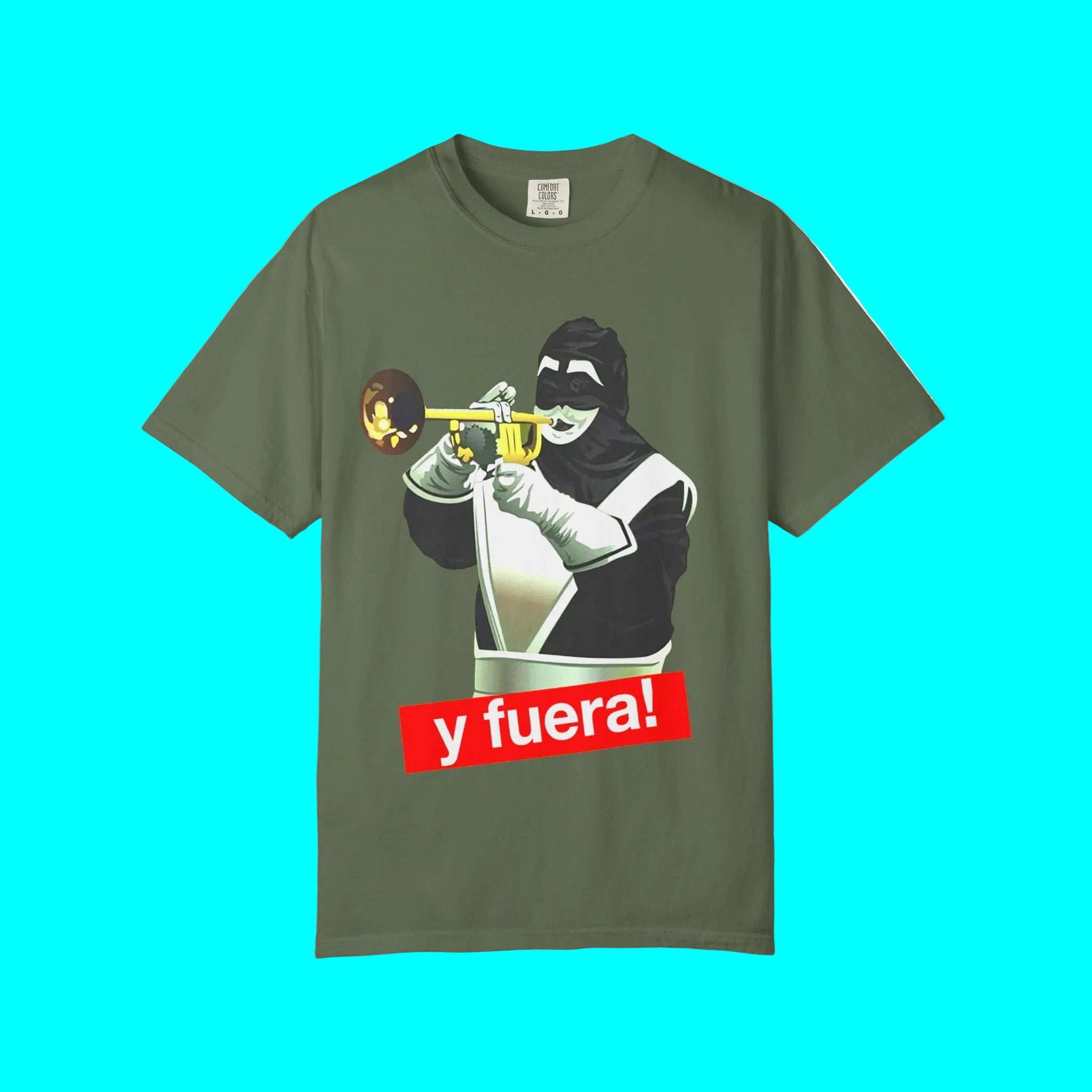Camiseta "¡Y FUERA!" El Chacal De La Trompeta | Don Francisco | 5 Colores