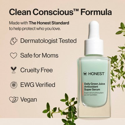 Honest Beauty Daily Green Juice Sérum Súper Antioxidante 30 ml - Nuevo