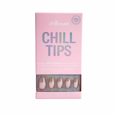 Chillhouse Chill Tips Uñas postizas a presión - Raise a Glass - 24 unidades