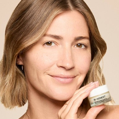 Honest Beauty Calm & Renew Bálsamo Ocular Calmante con Mezcla Fito-Calmante 0.5oz - Nuevo