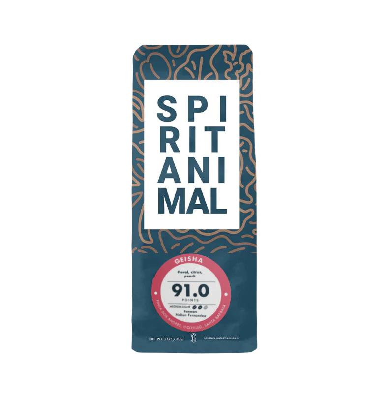 Geisha Coffee 1.8oz (50g) Sample bag