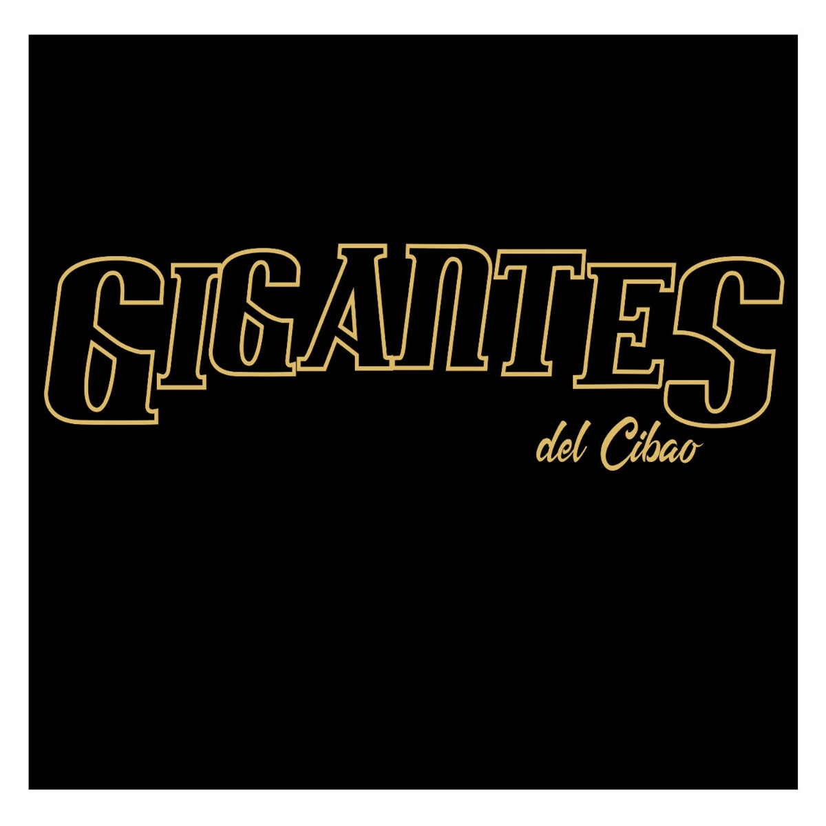 Sudadera con Capucha Gigantes del Cibao con Contorno Dorado