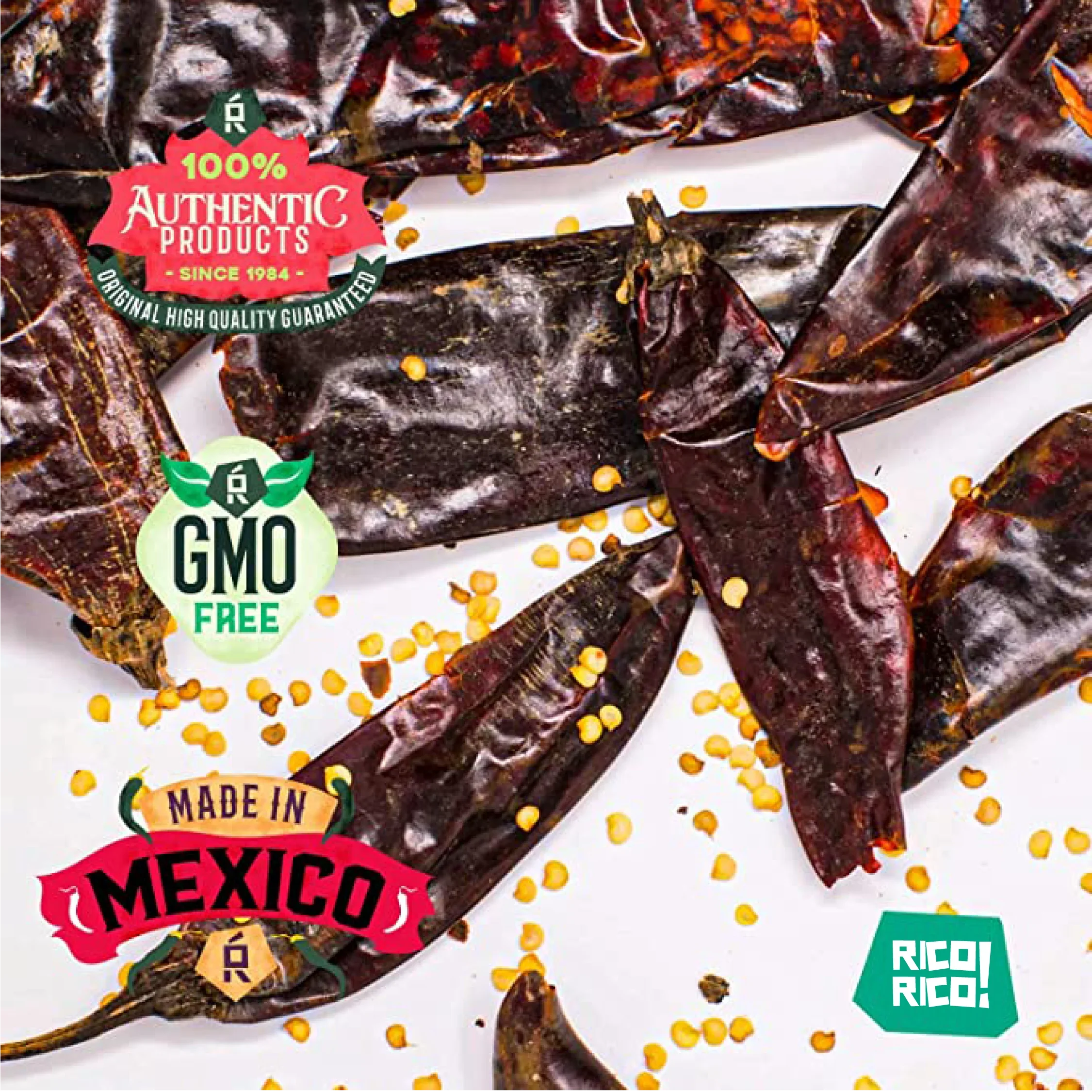 Dried Mexican Chiles 3-Pack – Ancho, Guajillo & Pasilla