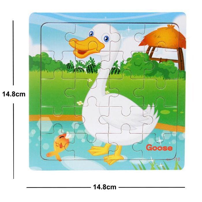38 Style Cartoon Wooden Puzzle Children Animal/ Vehicle Toy For 2-6 Year Baby Early Educational Toys for Kids