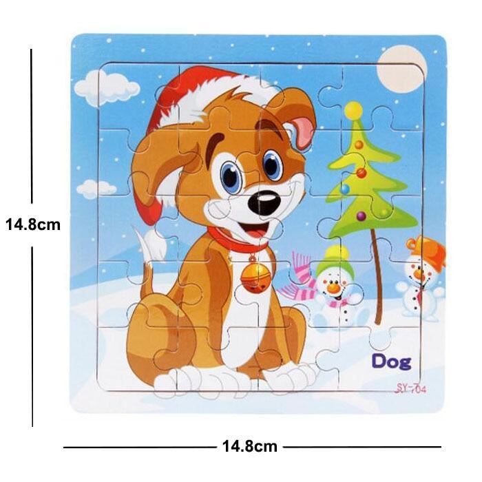 38 Style Cartoon Wooden Puzzle Children Animal/ Vehicle Toy For 2-6 Year Baby Early Educational Toys for Kids
