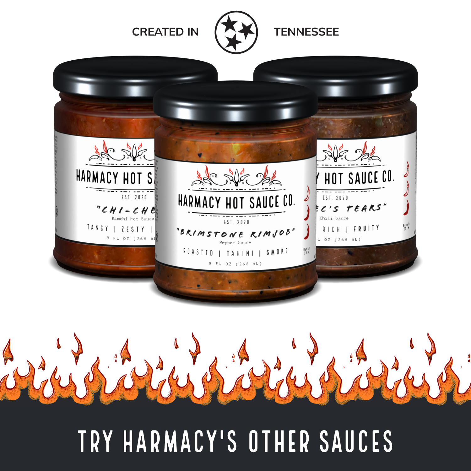 Cinco - Salsa de Tomate Verde y Mandarina (255g)