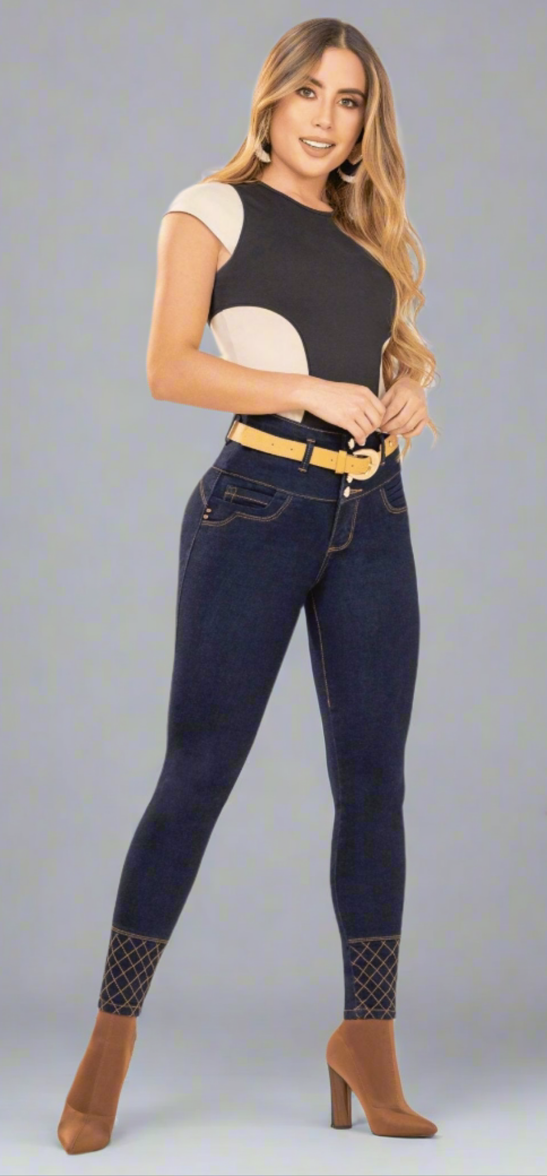 W-120 100% Auténticos Jeans Colombianos Levanta Cola