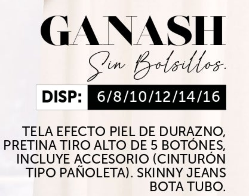 Ganash 100% Authentic Colombian Push Up Jeans