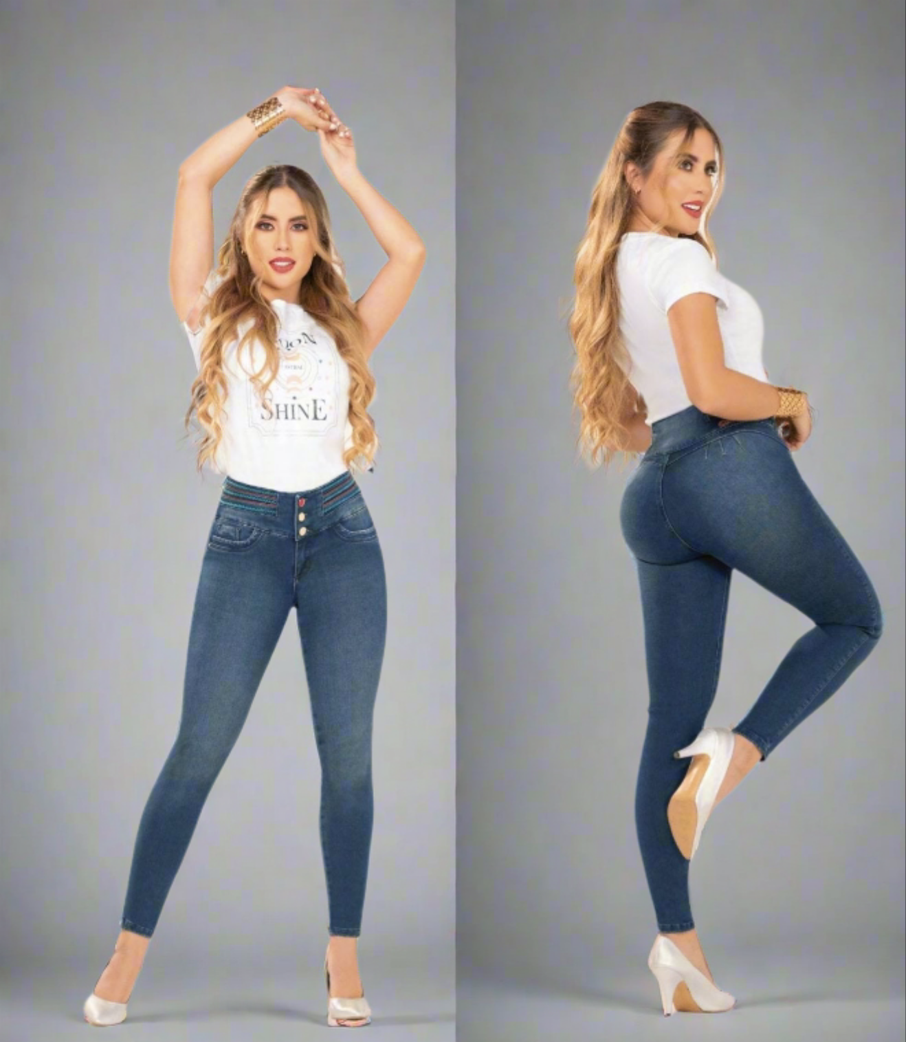 W-115 100% Authentic Colombian Push Up Jeans