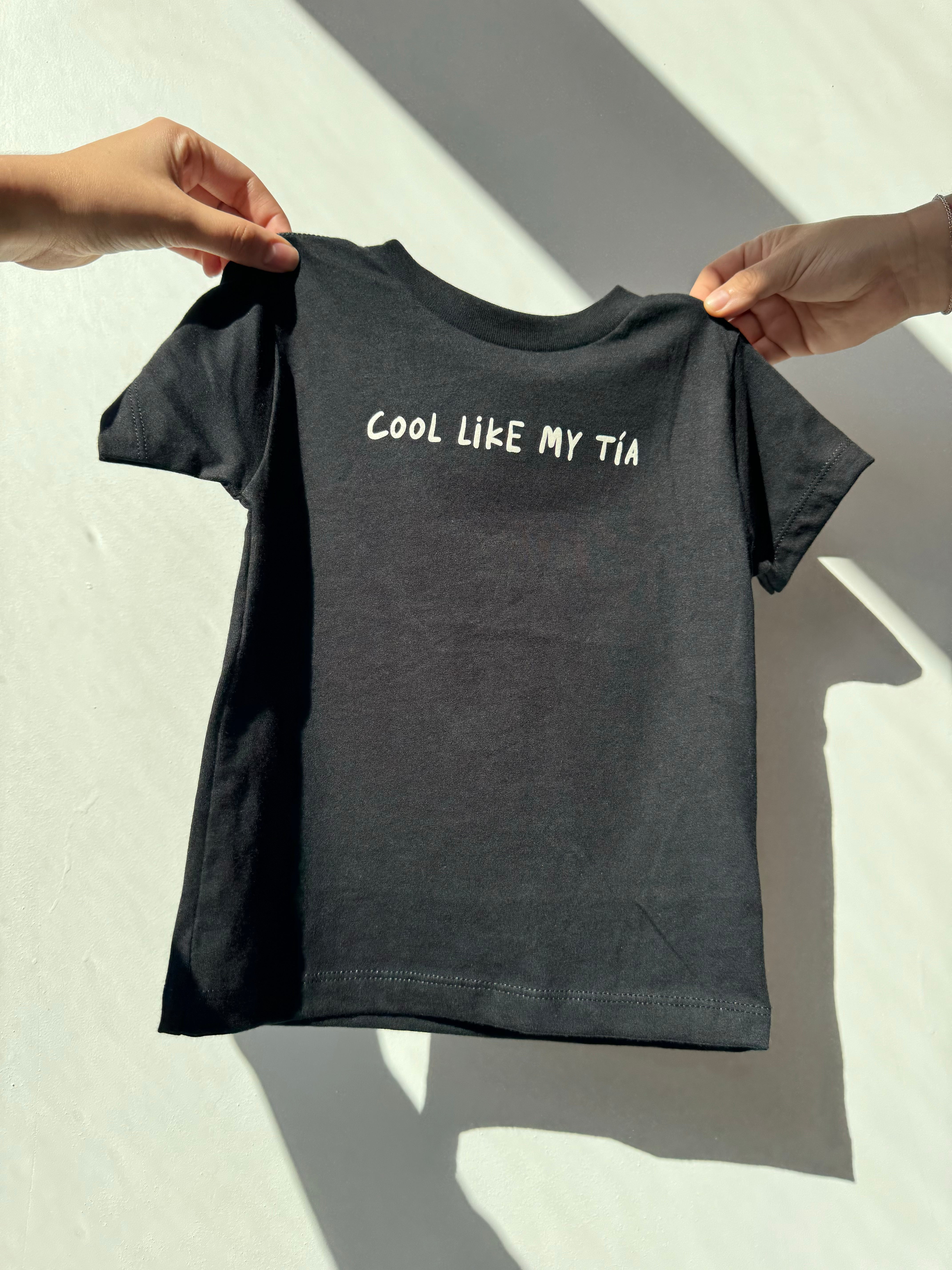 Camiseta de Niño "Cool Como Mi Tía"