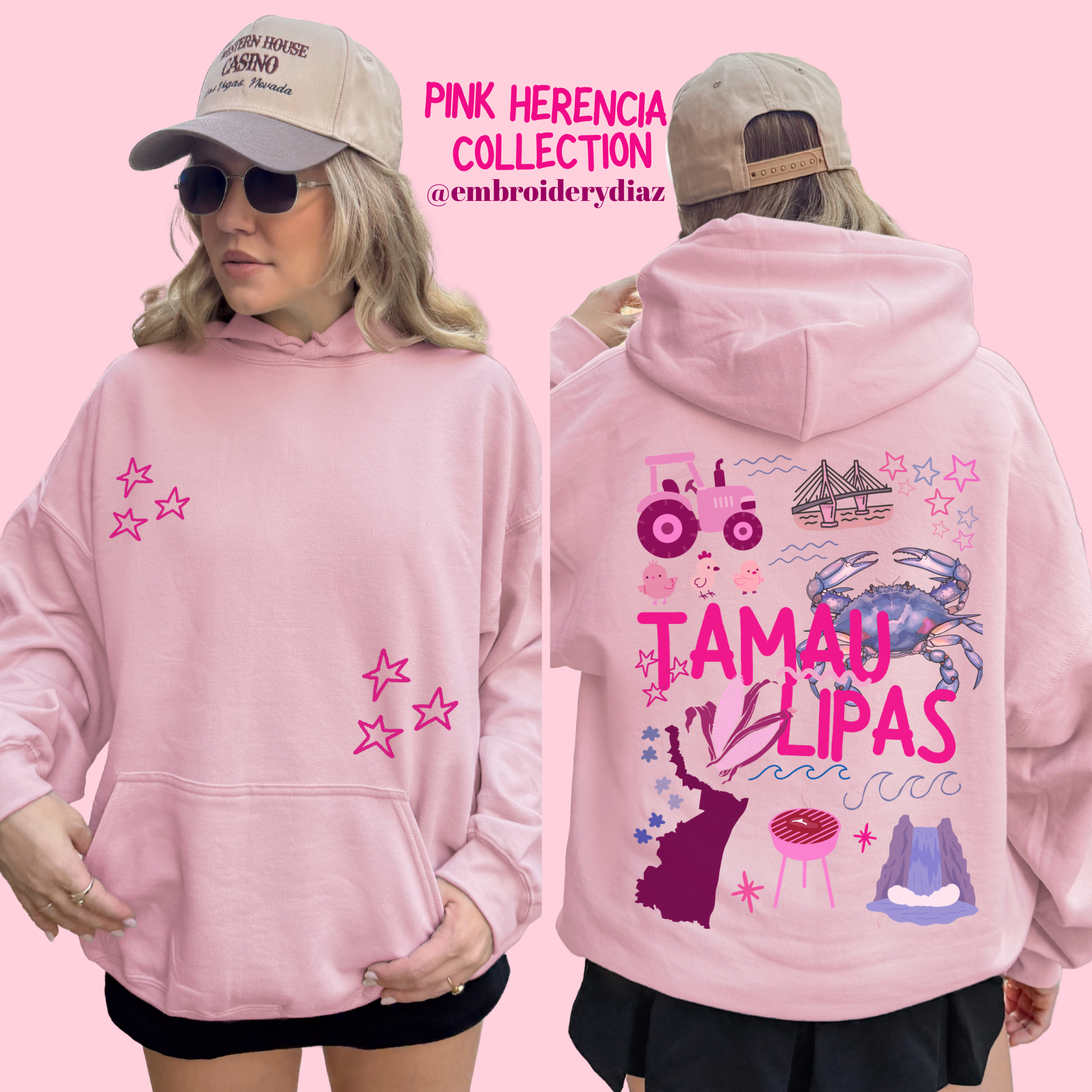 Suéter Rosado Herencia de Tamaulipas