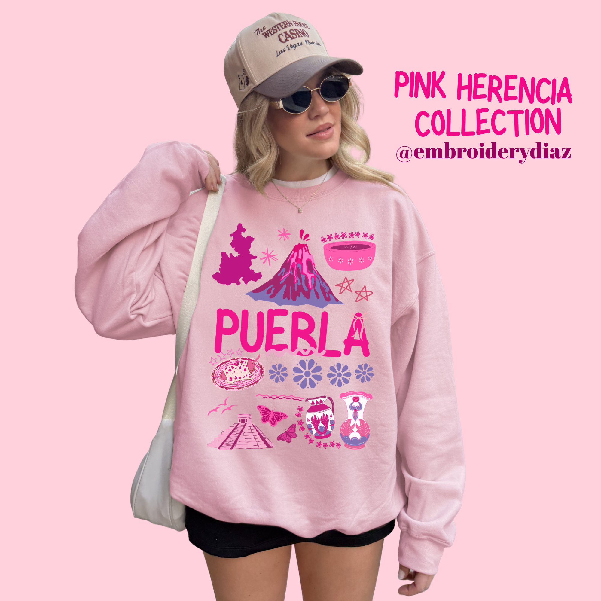 Suéter Herencia Rosa Puebla