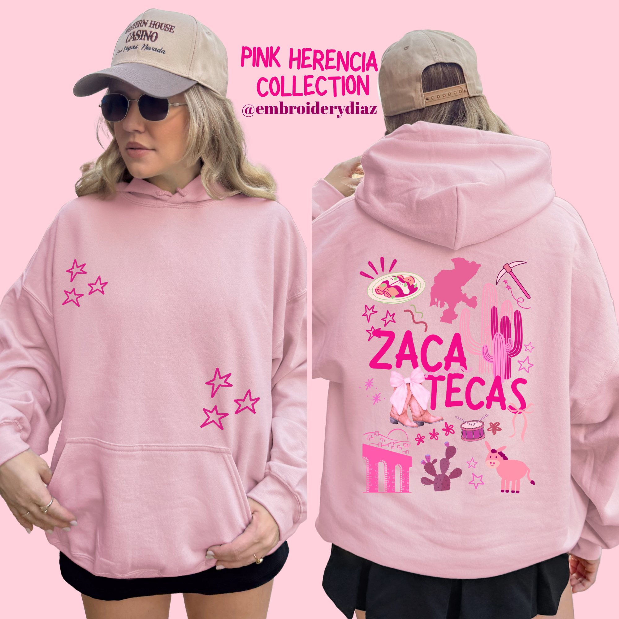 Suéter Herencia Rosa Zacatecas