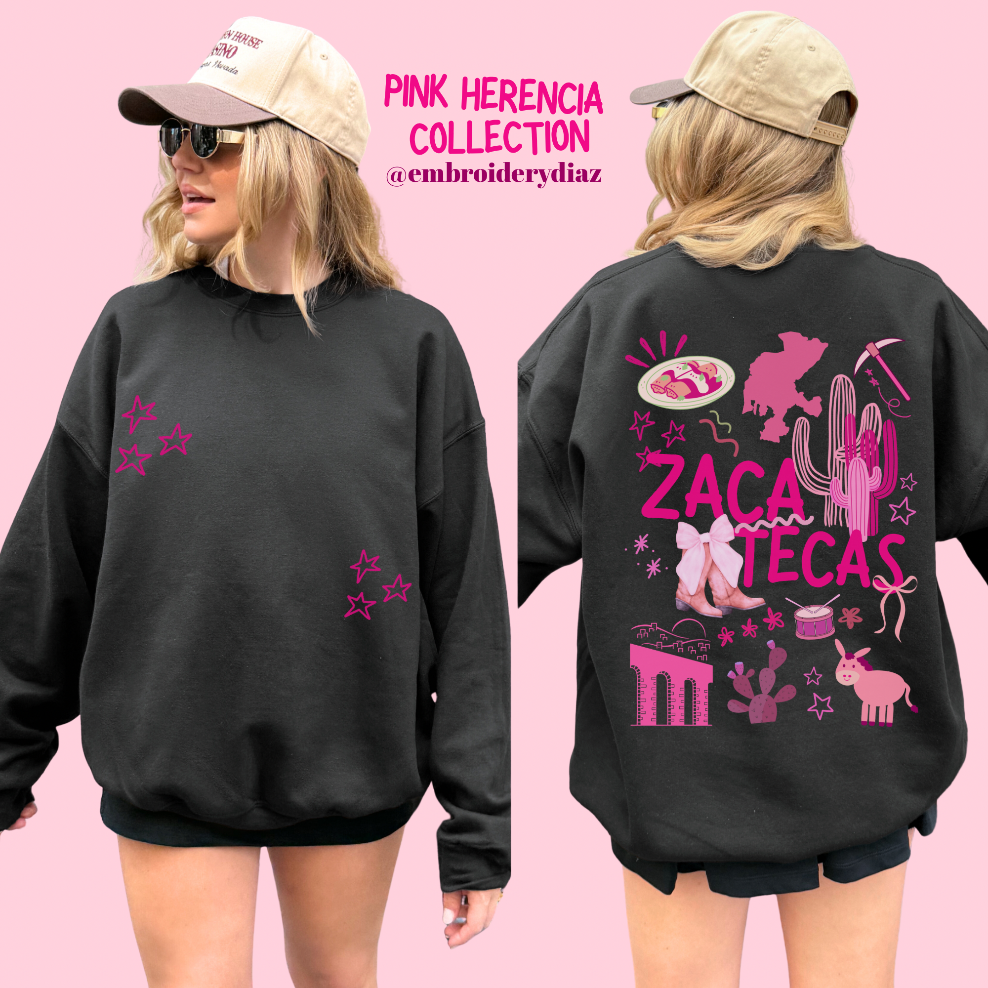 Suéter Herencia Rosa Zacatecas
