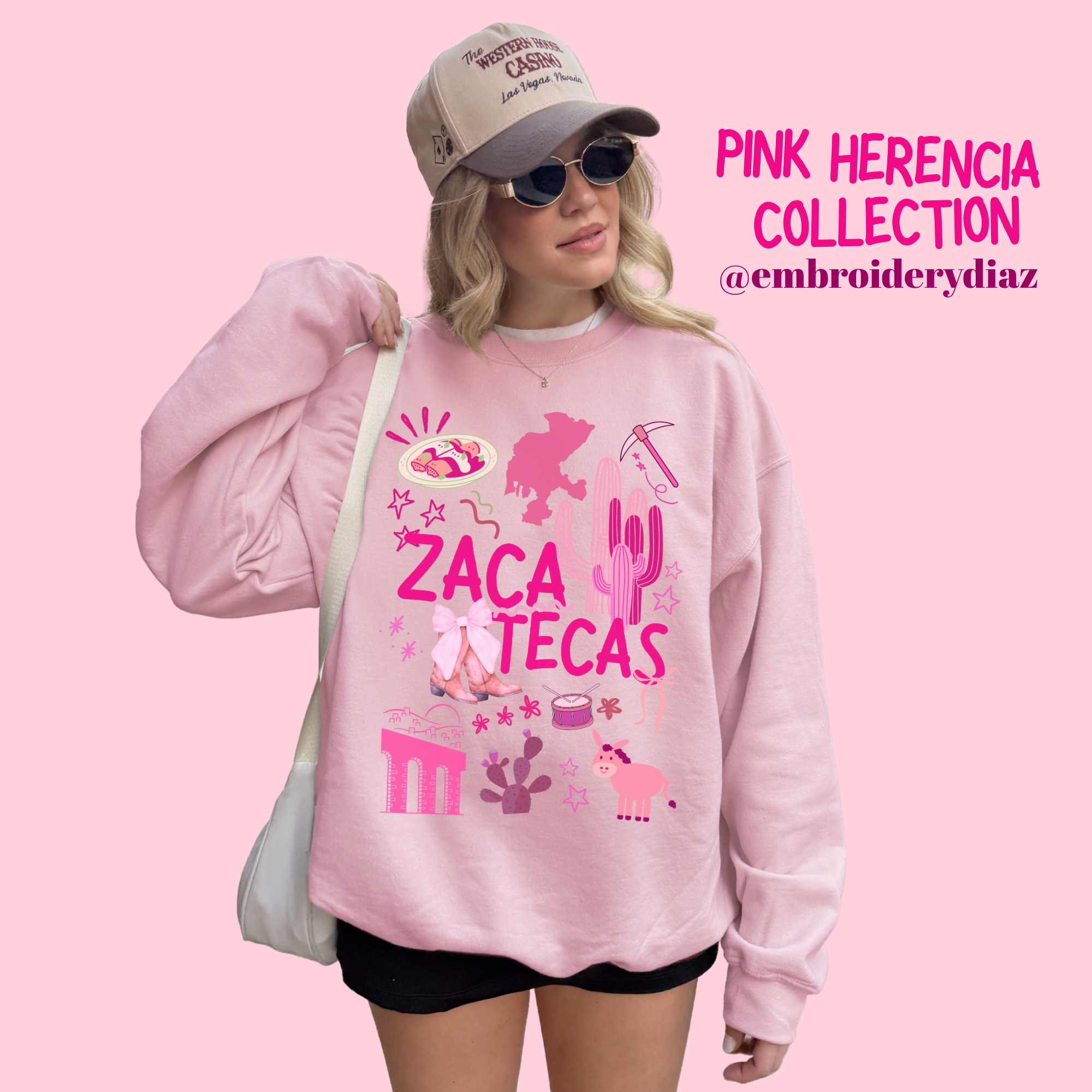 Suéter Herencia Rosa Zacatecas