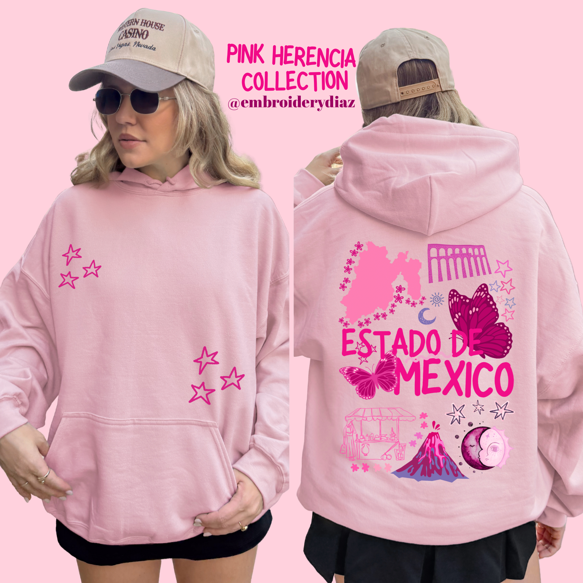 Suéter Rosa Herencia del Estado de México