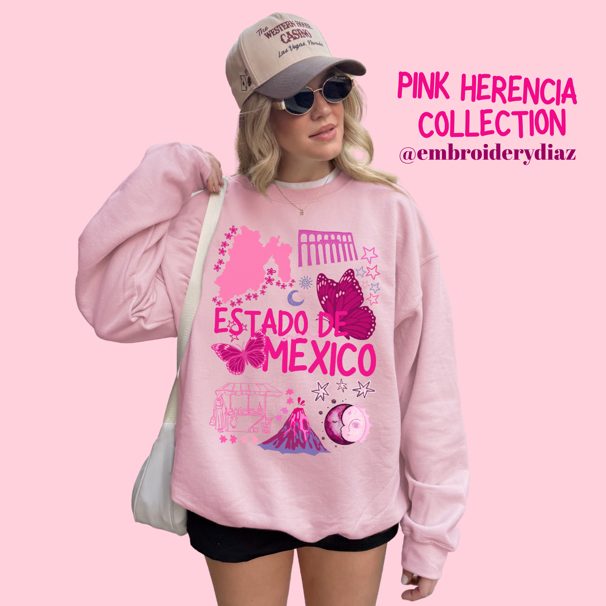 Suéter Rosa Herencia del Estado de México