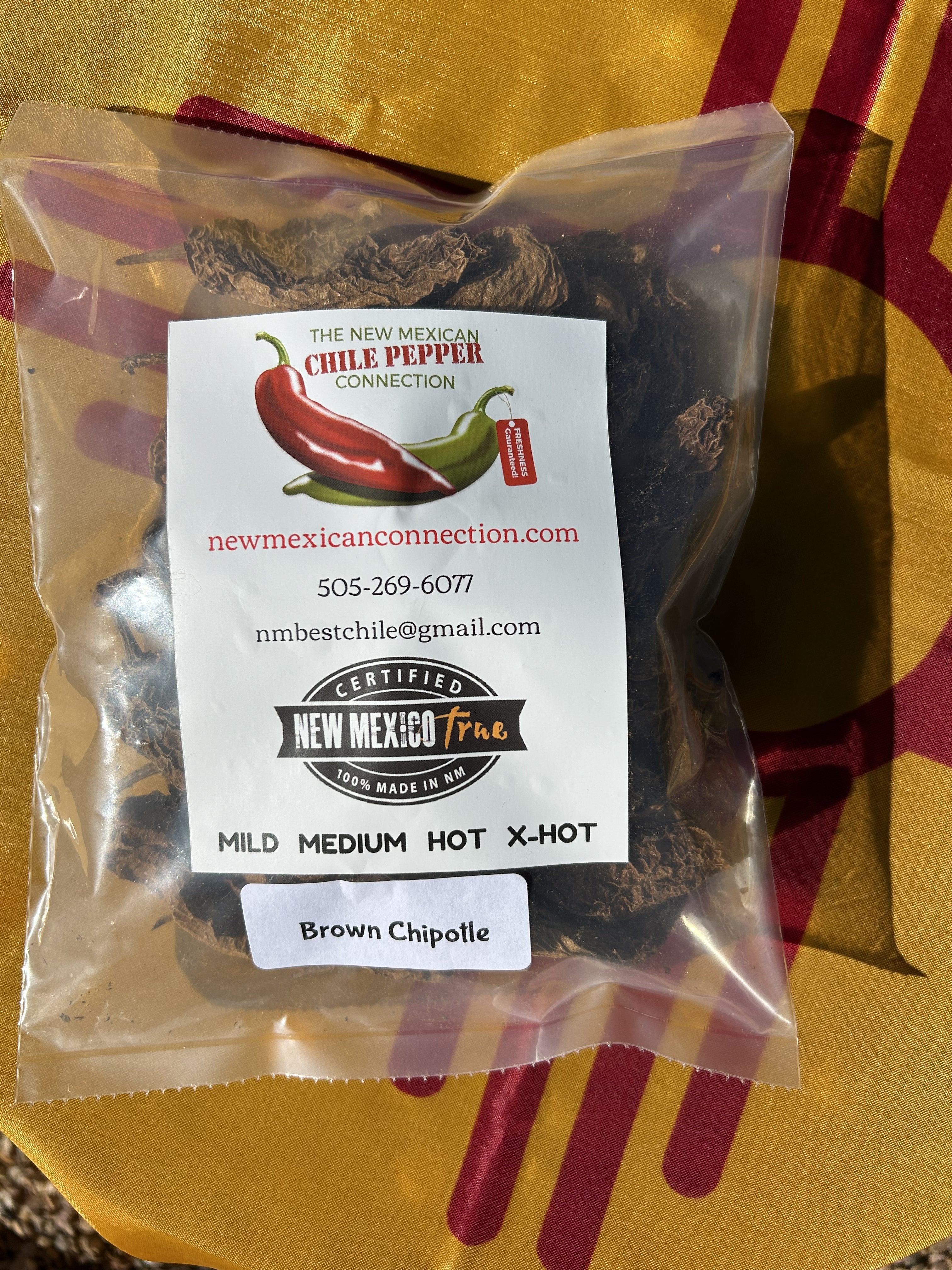 Chiles Chipotle Marrones - 6 OZ