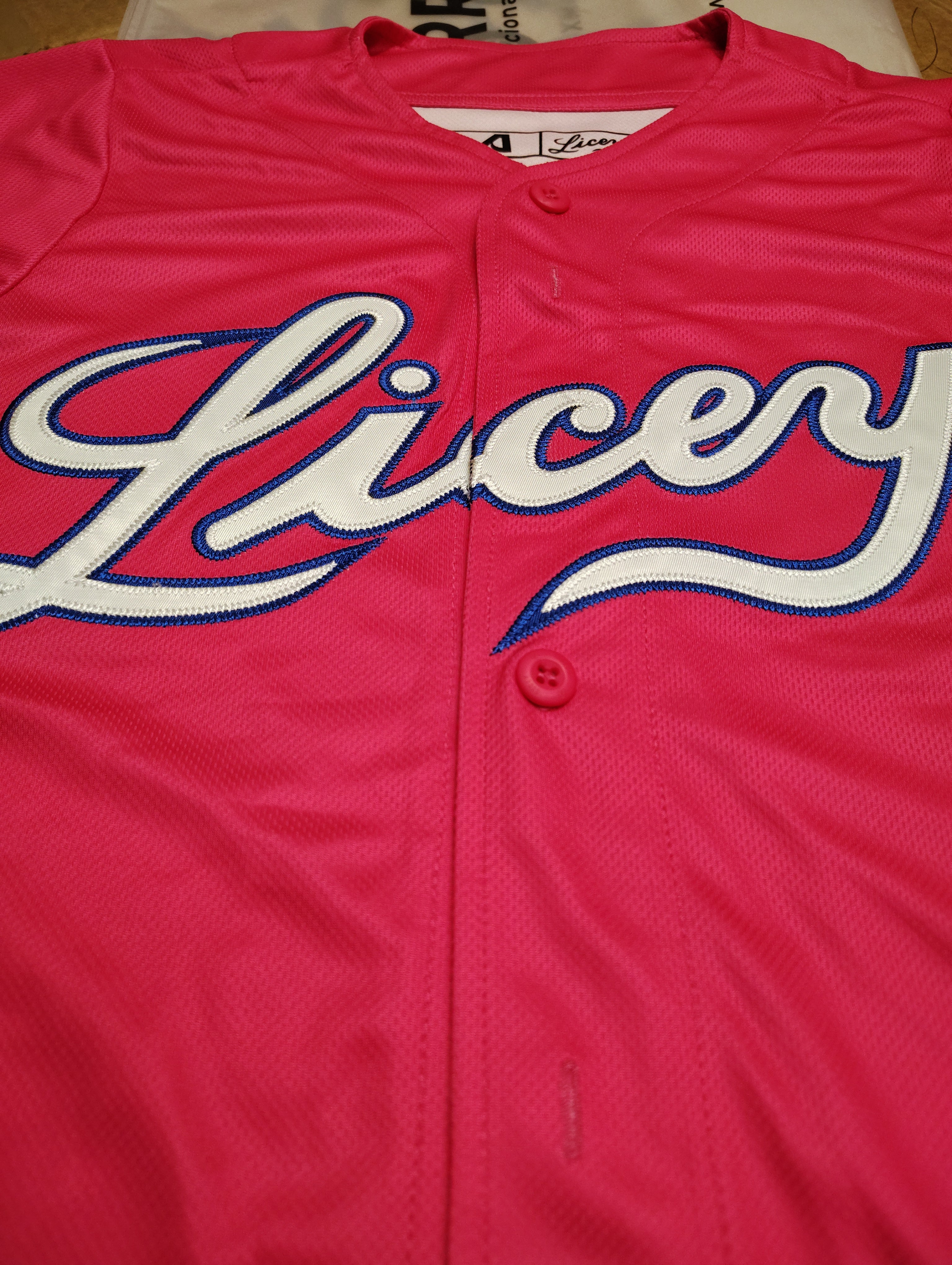 2025-2026 Jersey Oficial Licey Edición Rosa Arrieta - Béisbol LIDOM para Hombres