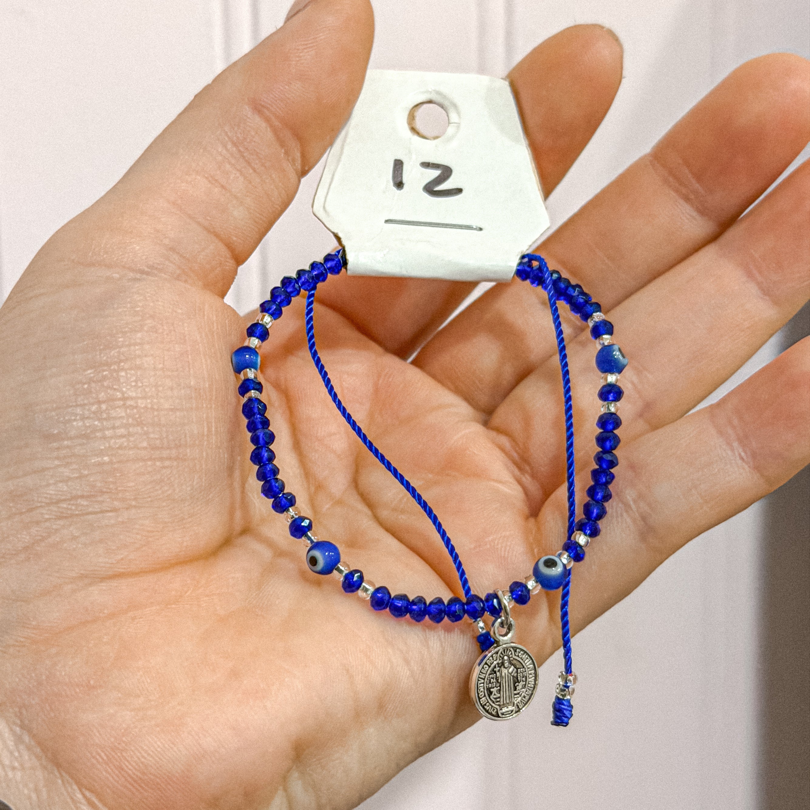 Pulsera de protección contra el mal de ojo de Cruz Azul