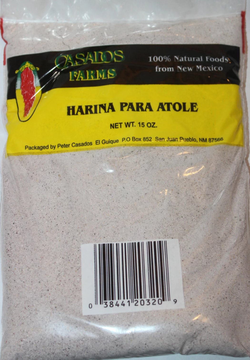 Casados Farms Harina azul para atole 15 oz