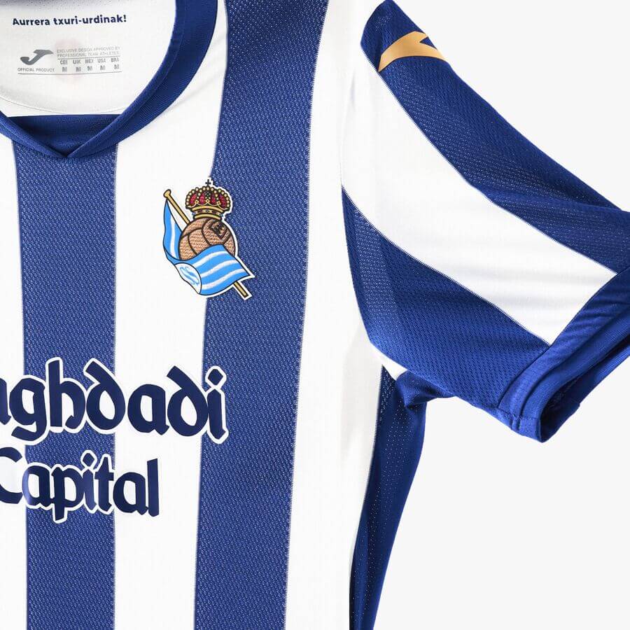 Joma 2026-27 Real Sociedad Men's Authentic Home Soccer Jersey