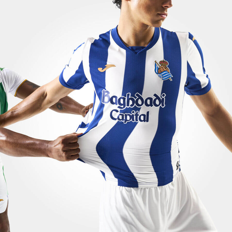 Joma 2026-27 Real Sociedad Men's Authentic Home Soccer Jersey