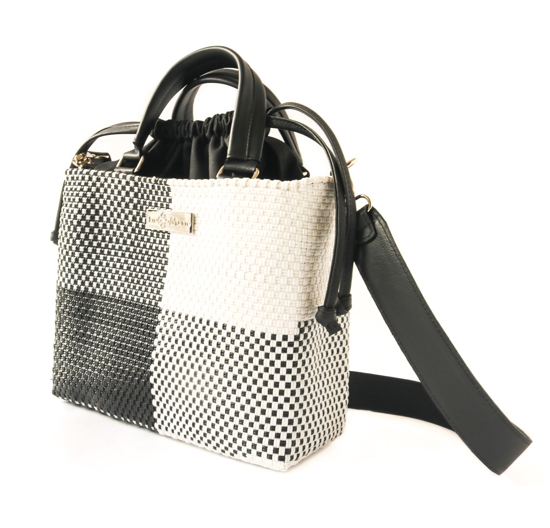 Bolso Bandolera con Cordón Lucy Medium Woven