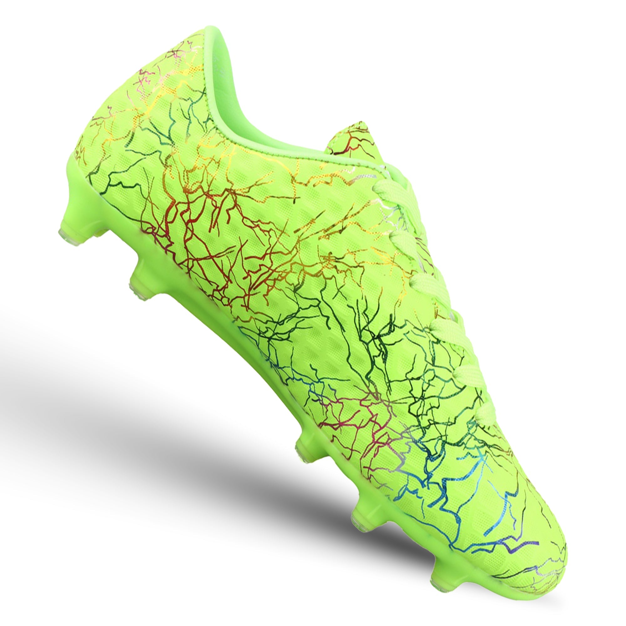 Zodiac JR. Firm Ground Soccer Shoes-Green
