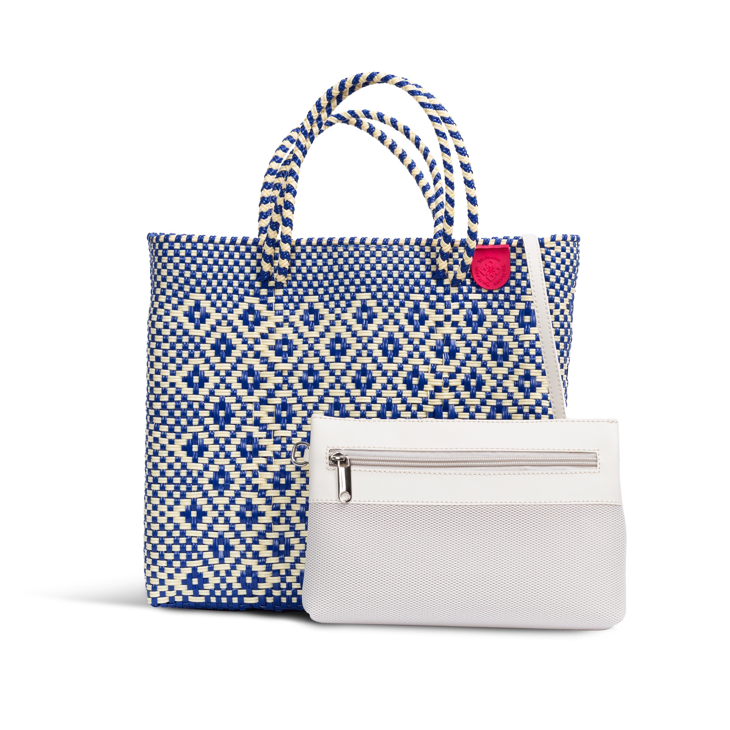 Mixte Large Woven Crossbody Bag