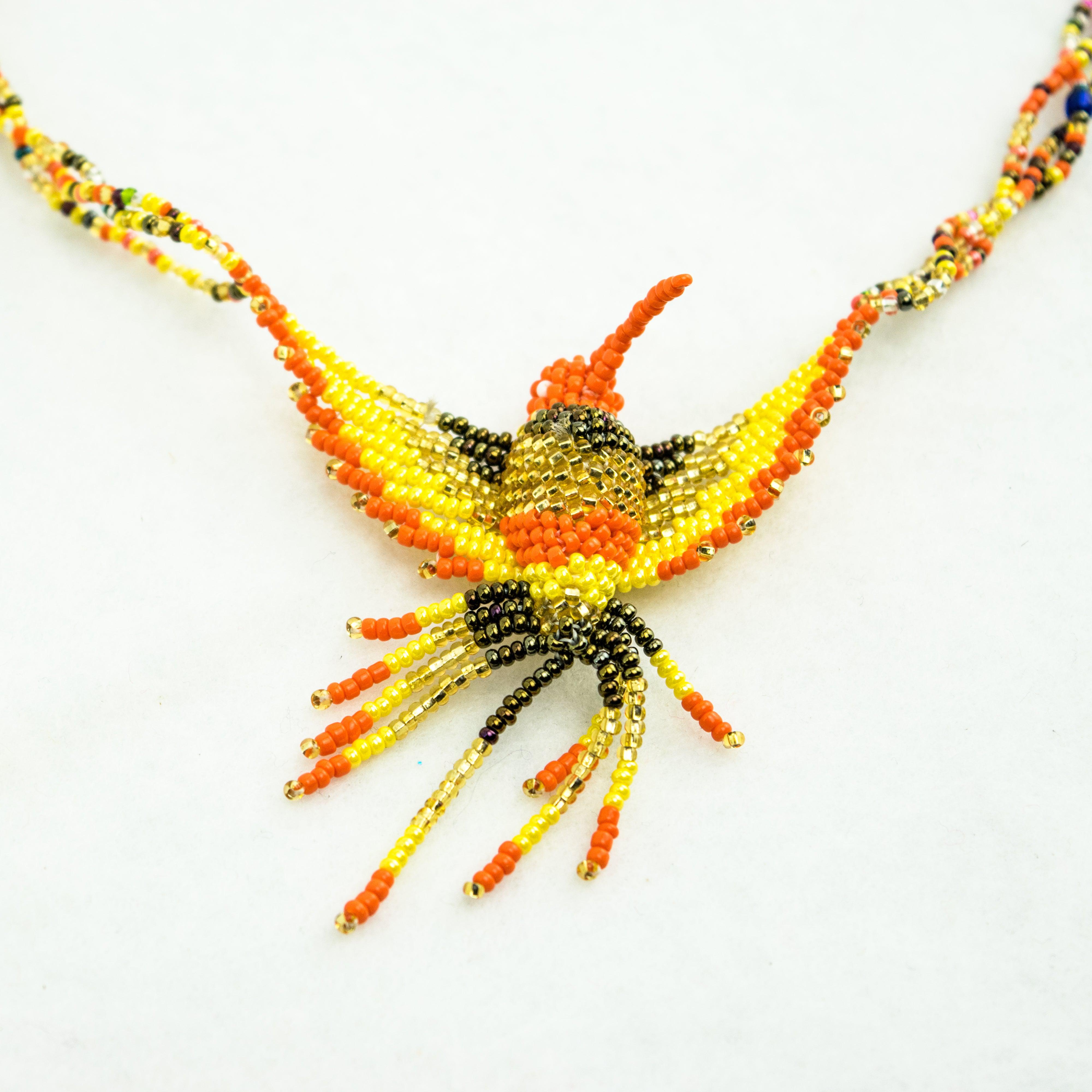 Collar de cuentas de colibrí surtido - Guatemala