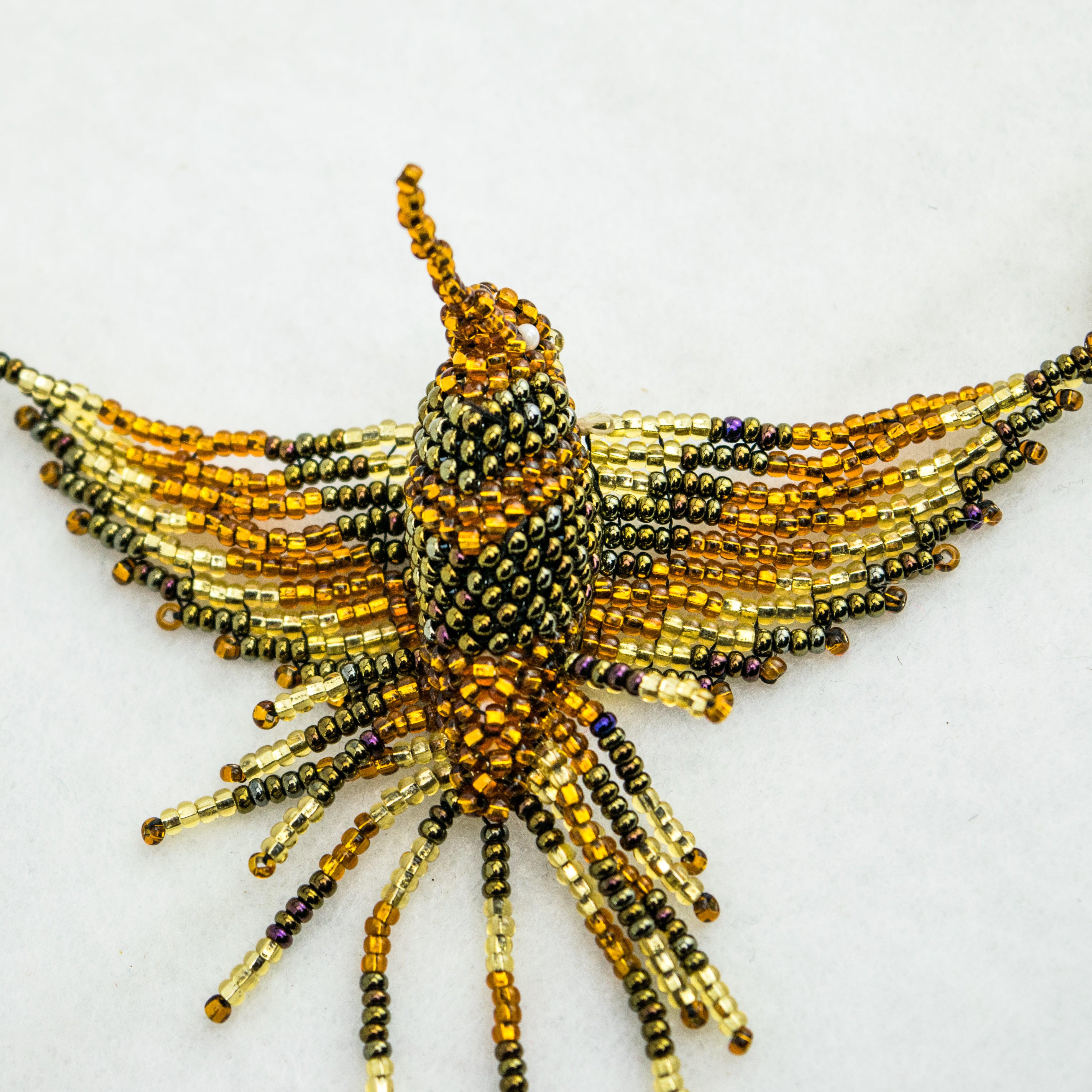 Collar de cuentas de colibrí surtido - Guatemala
