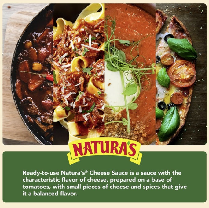 Natura's Cheese Pasta Sauce, 7.1oz. Easy-Open Pouch (Pack of 3)