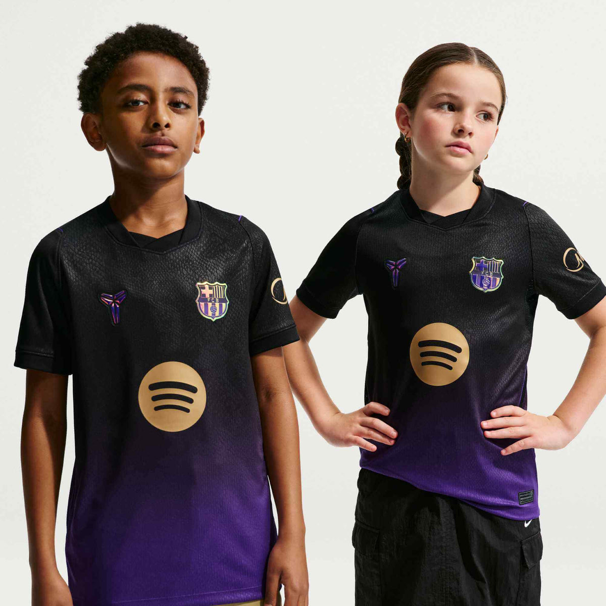 Nike 2026-27 Barcelona Youth Stadium Away Soccer Jersey